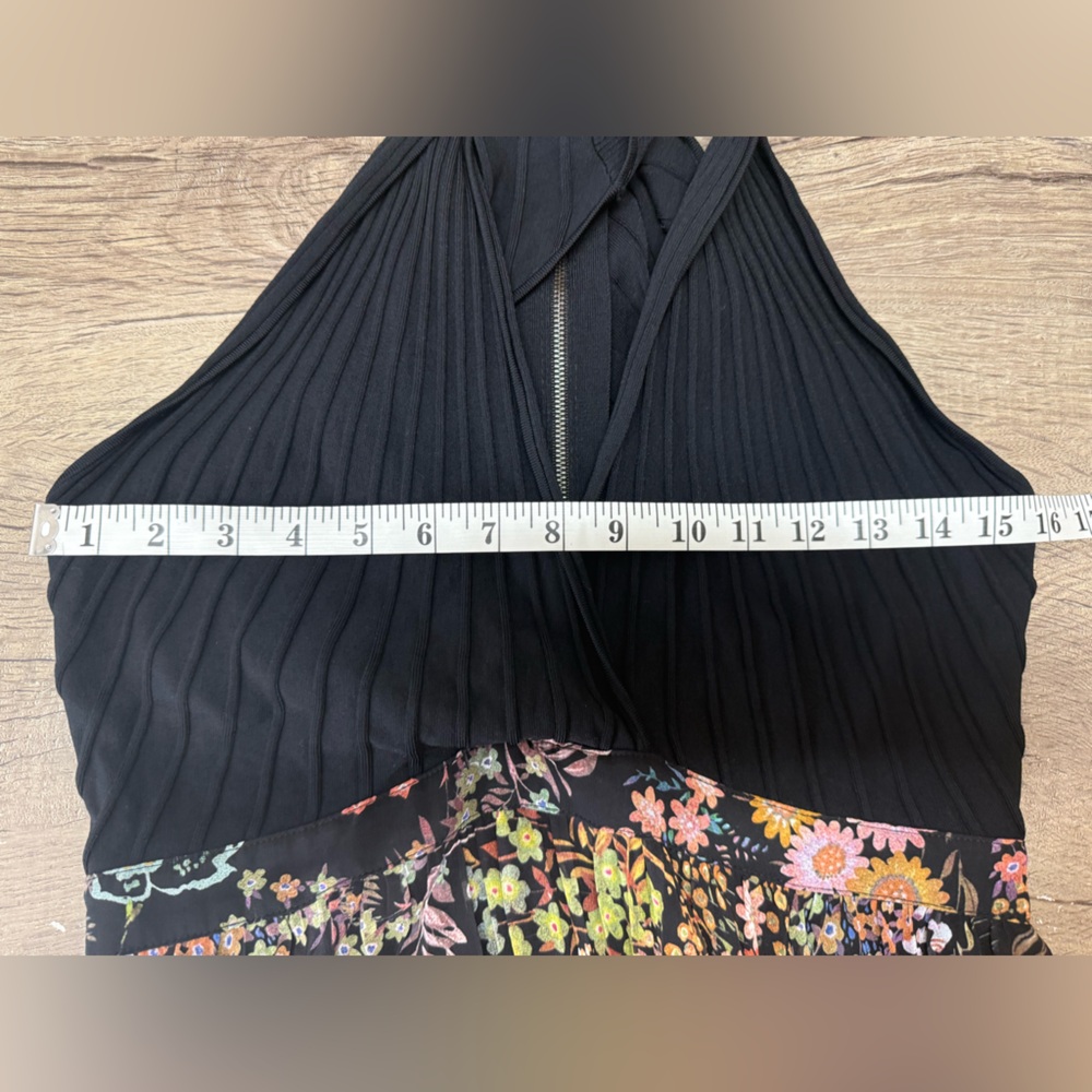 Ted Baker Aquila Cross Front Pleated Knit Bodice Dress size 2 US SIZE 6 - Picture 7 of 8